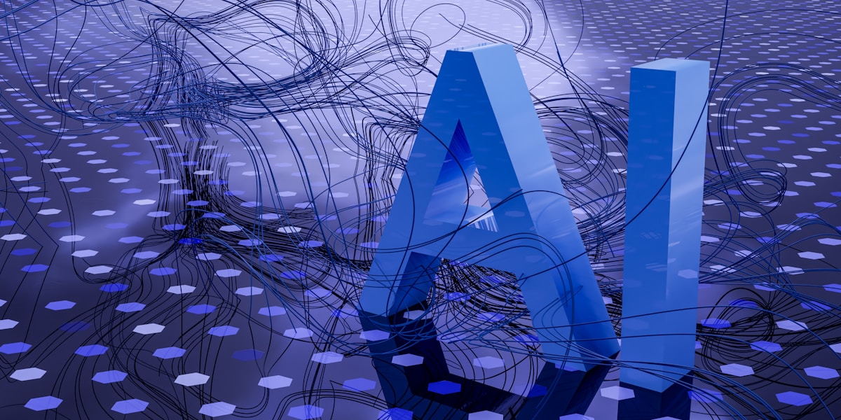 AIチャットボットと人が対話しているイメージ